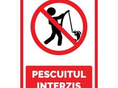 Indicator pentru interzicerea pescuitului